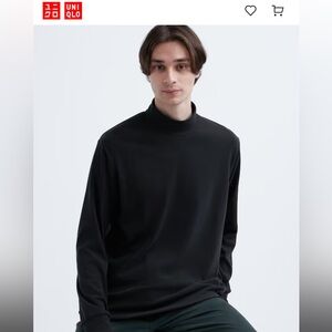 Uniqlo smooth fleece mock neck